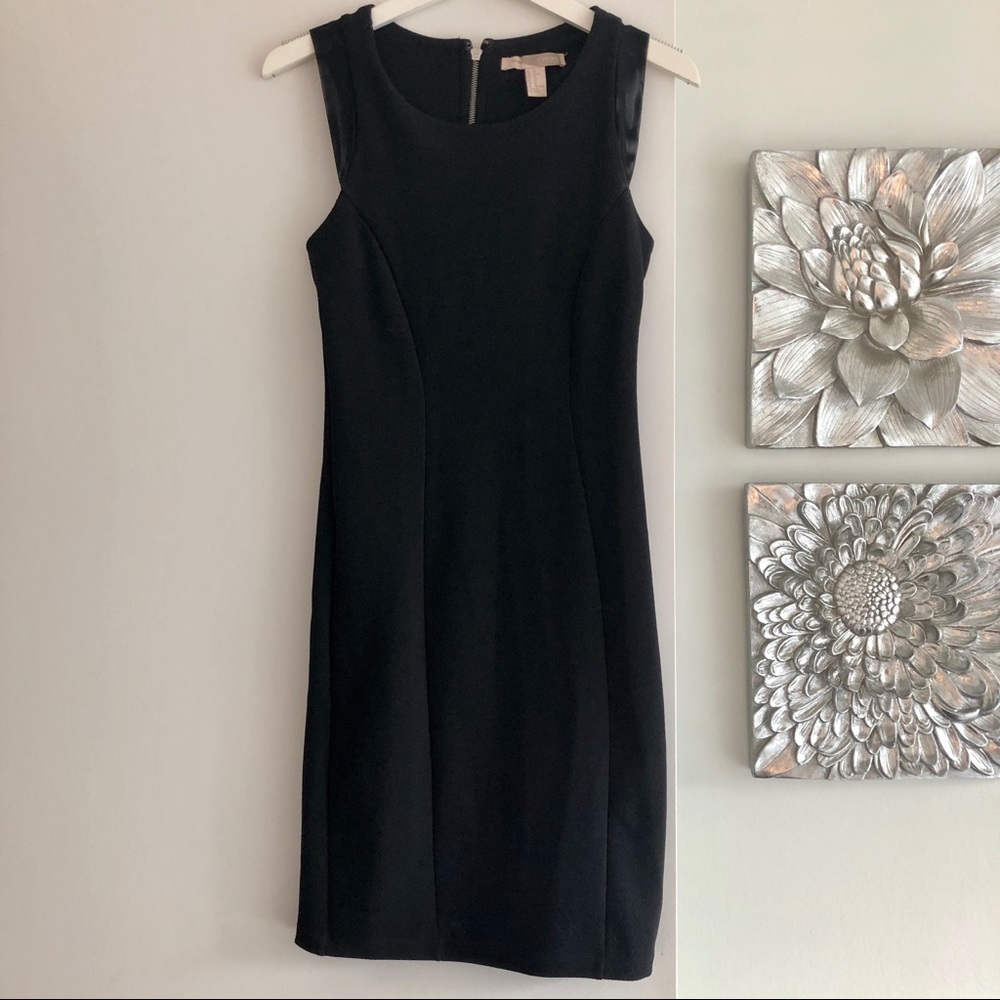 FOREVER 21 Black Scuba Dress